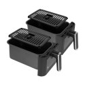 Frytkownica beztłuszczowa TEESA AIR FRYER DUAL POT XXL 8L 2700W
