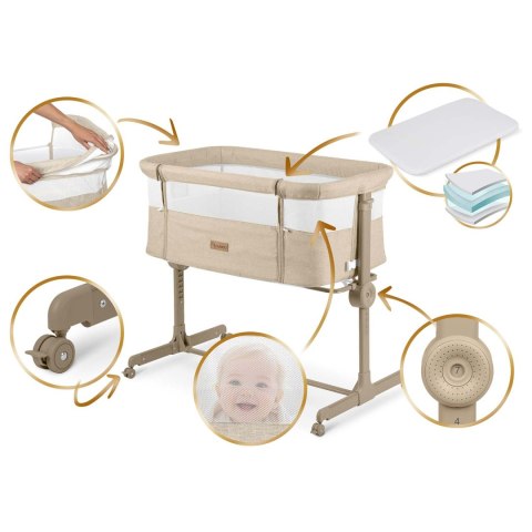 Łóżeczko dziecięce składane turystyczne / dostawka Nukido NK-243