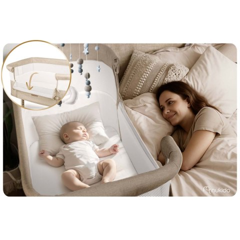 Łóżeczko dziecięce składane turystyczne / dostawka Nukido NK-243