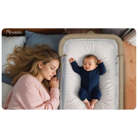 Łóżeczko dziecięce składane turystyczne / dostawka Nukido NK-243