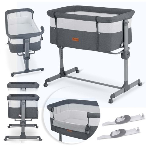 Łóżeczko dziecięce składane turystyczne / dostawka Nukido NK-243