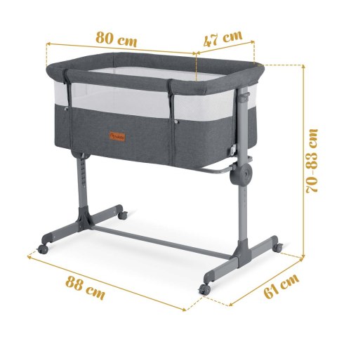 Łóżeczko dziecięce składane turystyczne / dostawka Nukido NK-243