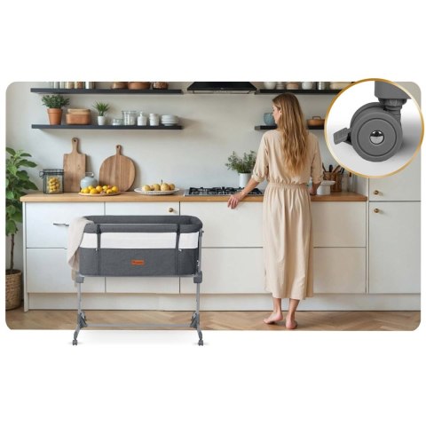 Łóżeczko dziecięce składane turystyczne / dostawka Nukido NK-243