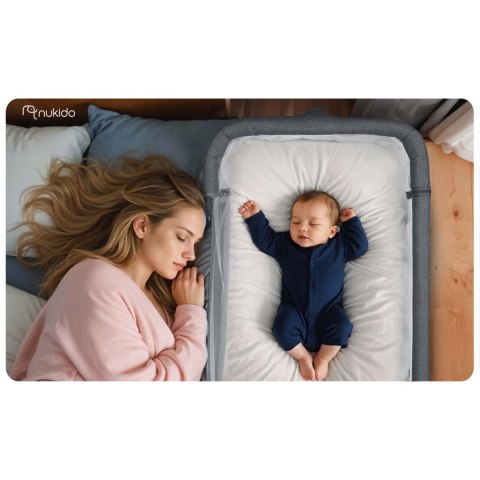 Łóżeczko dziecięce składane turystyczne / dostawka Nukido NK-243