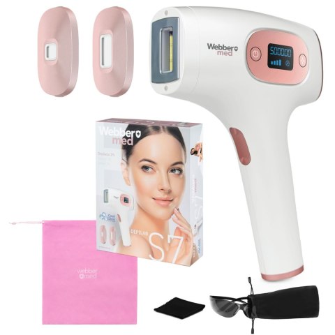Depilator laserowy WEBBER S7 IPL CoolSkin twarz ciało bikini LCD Depilator laserowy WEBBER S7 IPL CoolSkin twarz ciało bikini LCD