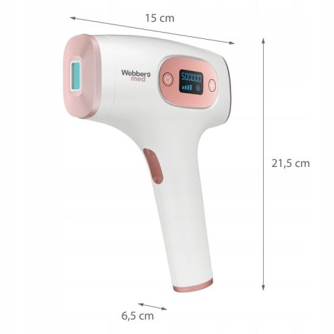 Depilator laserowy WEBBER S7 IPL CoolSkin twarz ciało bikini LCD Depilator laserowy WEBBER S7 IPL CoolSkin twarz ciało bikini LCD