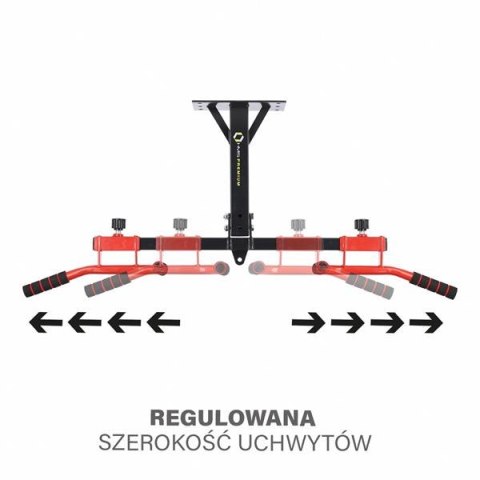 DD10 drążek do podciągania ścienno-sufitowy HMS premium z uchwytem na worek DD10 drążek do podciągania ścienno-sufitowy HMS premium z uchwytem na worek