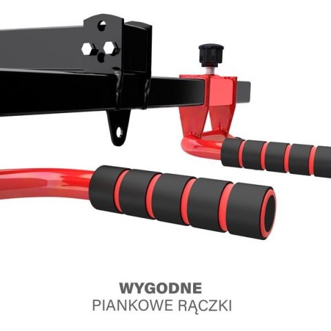 DD10 drążek do podciągania ścienno-sufitowy HMS premium z uchwytem na worek DD10 drążek do podciągania ścienno-sufitowy HMS premium z uchwytem na worek