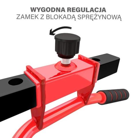 DD10 drążek do podciągania ścienno-sufitowy HMS premium z uchwytem na worek DD10 drążek do podciągania ścienno-sufitowy HMS premium z uchwytem na worek