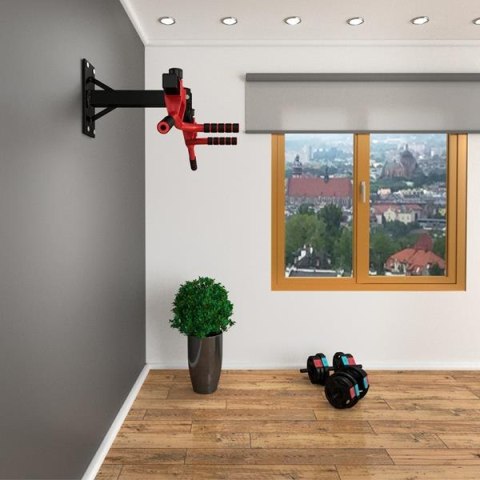 DD10 drążek do podciągania ścienno-sufitowy HMS premium z uchwytem na worek DD10 drążek do podciągania ścienno-sufitowy HMS premium z uchwytem na worek