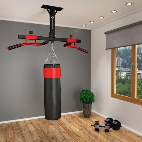 DD10 drążek do podciągania ścienno-sufitowy HMS premium z uchwytem na worek DD10 drążek do podciągania ścienno-sufitowy HMS premium z uchwytem na worek