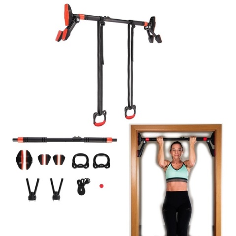 DDG03 drążek rozporowy 96–130cm z kółkami gimnastycznymi HMS premium DDG03 drążek rozporowy 96–130cm z kółkami gimnastycznymi HMS premium