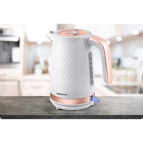 Czajnik elektryczny 1,7 L Berdsen BD-705 biało-miedziany