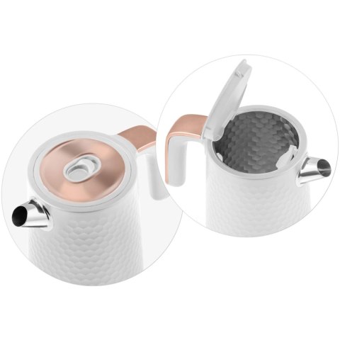 Czajnik elektryczny 1,7 L Berdsen BD-705 biało-miedziany