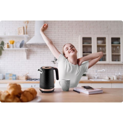 Czajnik elektryczny 1,7 L Berdsen BD-705 czarno-miedziany