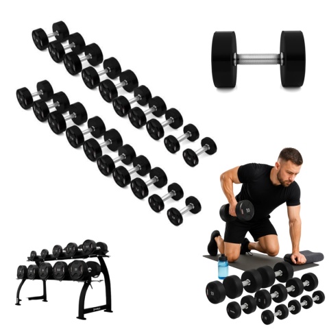 HPC SET hantle poliuretanowe CPU HMS 2x2,5–25kg komplet 275kg