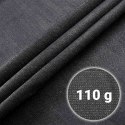 Siatka cieniująca 1,5x50m 110g/m2 + 50 zacisków szara