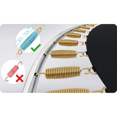 Trampolina ogrodowa 8ft/252cm z siatką wewnętrzną i drabinką Neo-Sport