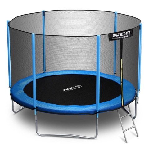 Trampolina ogrodowa 8ft/252cm z siatką zewnętrzną i drabinką Neo-Sport