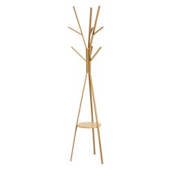 Wieszak stojący z półką Massido MS-869 złoty 181 cm podłogowy
