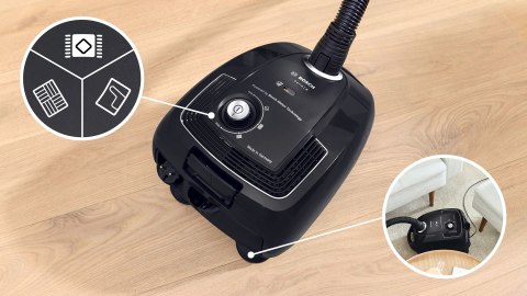 Odkurzacz workowy Bosch BGB38BA1 (600W; czarny) Odkurzacz workowy Bosch BGB38BA1 (600W; czarny)