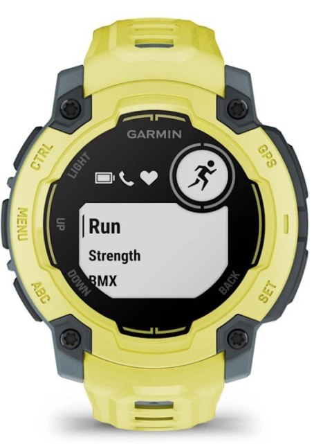 Zegarek sportowy Garmin Instinct E Electric Lime 45mm Limonkowy Zegarek sportowy Garmin Instinct E Electric Lime 45mm Limonkowy