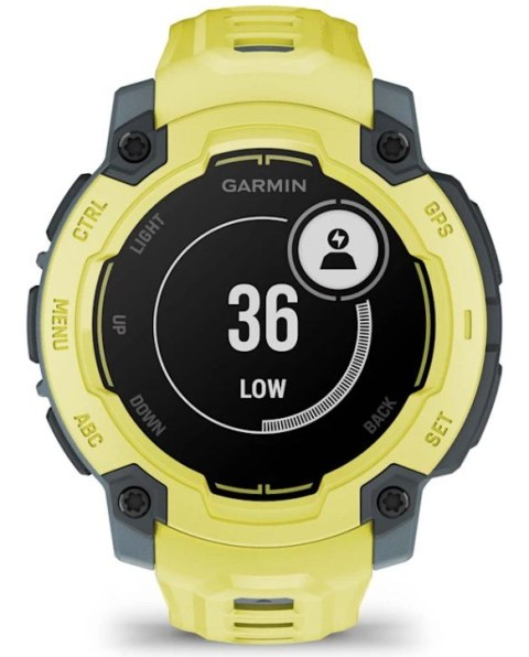 Zegarek sportowy Garmin Instinct E Electric Lime 45mm Limonkowy Zegarek sportowy Garmin Instinct E Electric Lime 45mm Limonkowy