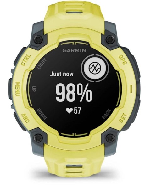 Zegarek sportowy Garmin Instinct E Electric Lime 45mm Limonkowy Zegarek sportowy Garmin Instinct E Electric Lime 45mm Limonkowy