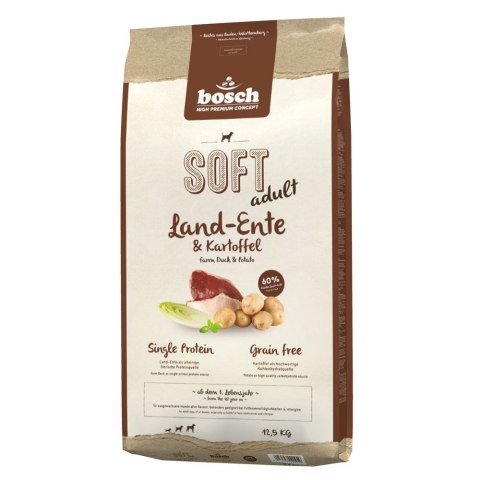 BOSCH Adult Soft Farm-Duck & Potato - sucha karma dla psa - 12,5kg BOSCH Adult Soft Farm-Duck & Potato - sucha karma dla psa - 12,5kg