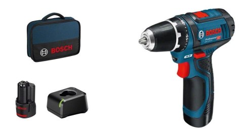 Wiertarko-wkrętarka AKU GSR 12V-15 060186810F BOSCH Wiertarko-wkrętarka AKU GSR 12V-15 060186810F BOSCH
