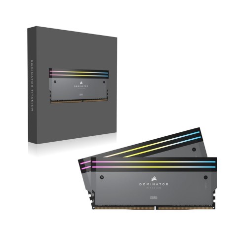 Corsair 64GB (2x32GB) 6000MHz CL30 Dominator Titanium AMD EXPO RGB Corsair 64GB (2x32GB) 6000MHz CL30 Dominator Titanium AMD EXPO RGB
