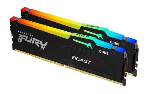 KINGSTON DDR5 32GB 6000MT/s CL30 DIMM (Kit of 2) FURY Beast RGB EXPO