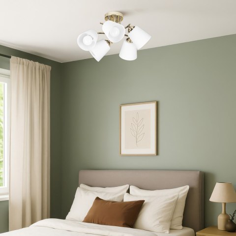 Lampa wisząca Activejet AJE-EMILY 5P GOLD E27 5x40W