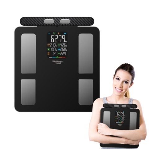 Waga łazienkowa Webber SCALA IF2825A analiza 15 parametrów Bluetooth Waga łazienkowa Webber SCALA IF2825A analiza 15 parametrów Bluetooth