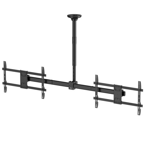 MACLEAN UCHWYT SUFITOWY DLA DWÓCH TV, MAX. OBCIĄŻENIE 2X40KG, 34-60", MAX VESA 600X400 MC-111 B MACLEAN UCHWYT SUFITOWY DLA DWÓCH TV, MAX. OBCIĄŻENIE 2X40KG, 34-60", MAX VESA 600X400 MC-111 B