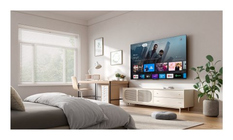 Telewizor TCL 43P69K LED 43'' 4K Ultra HD Google TV Dolby AC4 DVB-T2 Czarny Telewizor TCL 43P69K LED 43'' 4K Ultra HD Google TV Dolby AC4 DVB-T2 Czarny