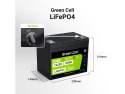 GREEN CELL AKUMULATOR LIFEPO4 CUBE 50AH 12V/12.8V 640WH LFPGC12V50AH