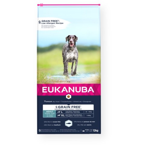 EUKANUBA Grain Free Duże rasy - sucha karma dla psa - 12 kg EUKANUBA Grain Free Duże rasy - sucha karma dla psa - 12 kg