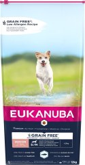 EUKANUBA Grain Free Senior Małe/średnie rasy, Ryby oceaniczne - sucha karma dla psa - 12 kg EUKANUBA Grain Free Senior Małe/średnie rasy, Ryby oceaniczne - sucha karma dla psa - 12 kg