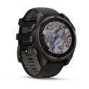 Zegarek sportowy Garmin Fenix 8 Solar Sapphire Titanium Carbon Grey 47mm Tytanowy Zegarek sportowy Garmin Fenix 8 Solar Sapphire Titanium Carbon Grey 47mm Tytanowy