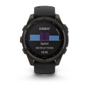 Zegarek sportowy Garmin Fenix 8 Solar Sapphire Titanium Carbon Grey 47mm Tytanowy Zegarek sportowy Garmin Fenix 8 Solar Sapphire Titanium Carbon Grey 47mm Tytanowy