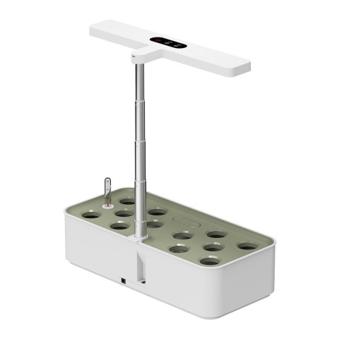 GREENBLUE INTELIGENTNY SYSTEM WEWNĘTRZNEJ UPRAWY ROŚLIN, DONICZKA SMART, POJEMNOŚĆ 4L, NA 12 ROŚLIN, DIODY LED FULL SPECTRUM