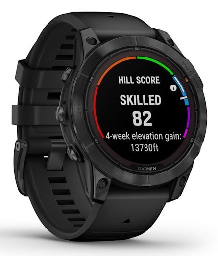 Zegarek sportowy Garmin Fenix 7 Pro Solar Edition Slate Grey / Black Band Zegarek sportowy Garmin Fenix 7 Pro Solar Edition Slate Grey / Black Band