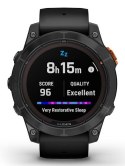 Zegarek sportowy Garmin Fenix 7 Pro Solar Edition Slate Grey / Black Band Zegarek sportowy Garmin Fenix 7 Pro Solar Edition Slate Grey / Black Band