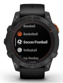 Zegarek sportowy Garmin Fenix 7 Pro Solar Edition Slate Grey / Black Band Zegarek sportowy Garmin Fenix 7 Pro Solar Edition Slate Grey / Black Band