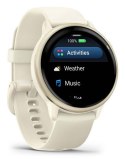 Zegarek Garmin Vivoactive 6 42mm Bone/Lunar Gold Zegarek Garmin Vivoactive 6 42mm Bone/Lunar Gold