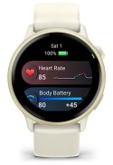 Zegarek Garmin Vivoactive 6 42mm Bone/Lunar Gold Zegarek Garmin Vivoactive 6 42mm Bone/Lunar Gold