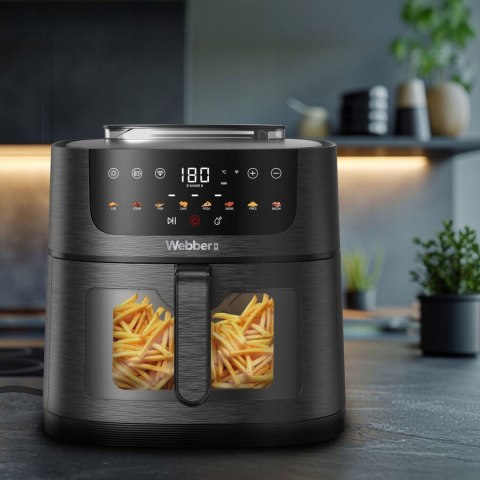 Frytkownica beztłuszczowa Webber AF800 UNO 8L Wi-Fi para Air Fryer