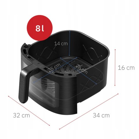 Frytkownica beztłuszczowa Webber AF800 UNO 8L Wi-Fi para Air Fryer