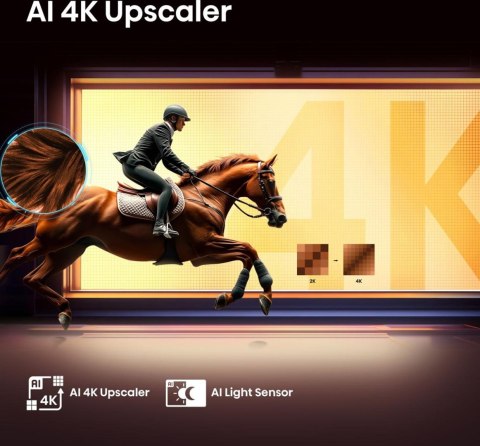 Telewizor 43" Hisense 43A6Q 4K VIDAA Smart OS Al Czarny Telewizor 43" Hisense 43A6Q 4K VIDAA Smart OS Al Czarny